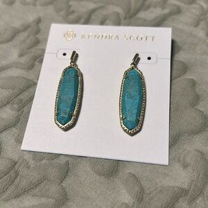 Kendra Scott vintage turquoise earrings